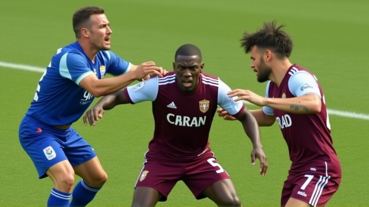 Mings nearly rips Greenwood's shirt in fiery pre-season melee at Marseille friendly